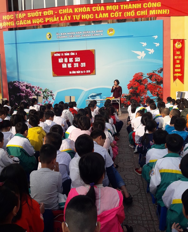HÌNH ẢNH NGÀY HỘI ĐỌC SÁCH  NĂM HỌC 2018 - 2019