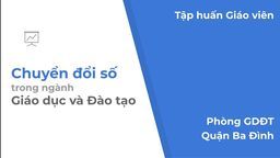 Cán bộ, giáo viên Trường Tiểu học Thành Công A tham gia chuyên đề 4 trong chuỗi sự kiện “Chuyển đổi số trong ngành Giáo dục - Đào tạo”