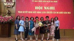Trường Tiểu học Thành Công A vui mừng chào đón đồng chí tân Hiệu trưởng