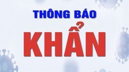 THÔNG BÁO KHẨN NGÀY 05/11/2021