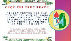 Công đoàn trường Tiểu học Thành Công A phát động cuộc thi trực tuyến “Tuyên truyền quy tắc ứng xử của cán bộ, công chức, viên chức, người lao động trong các cơ quan thuộc Thành phố Hà Nội – Năm 2021”