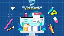 Kết quả thi đấu cấp trường cuộc thi "Đấu trường toán học" quận Ba Đình