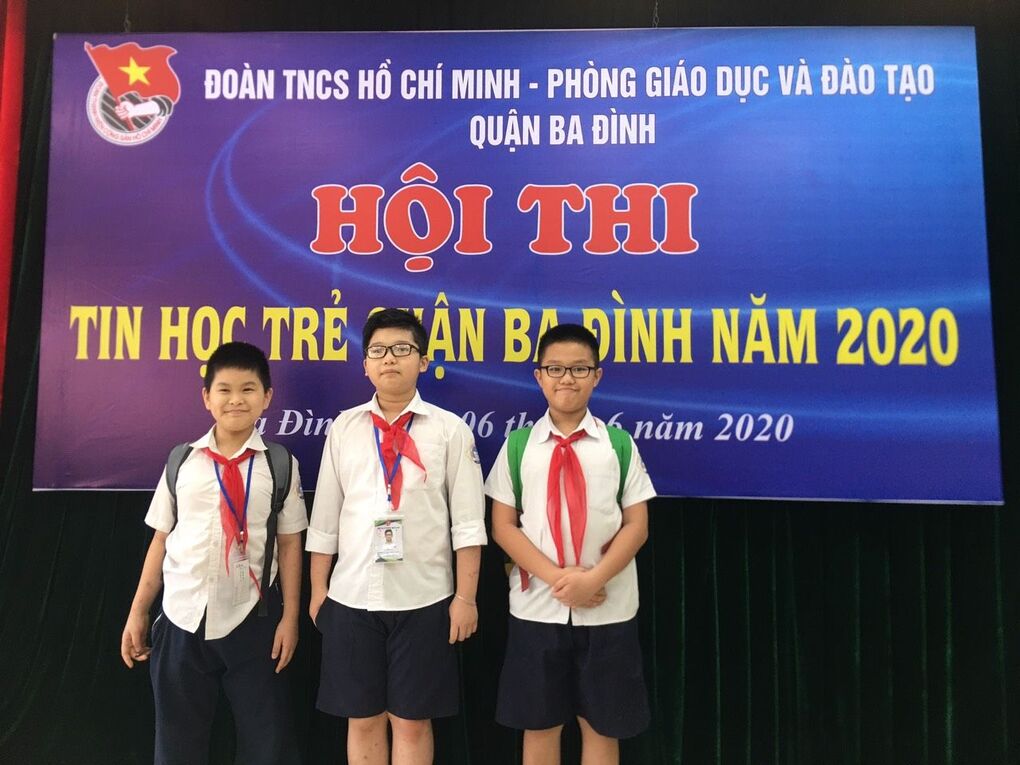 Học sinh Trường Tiểu học Thành Công A hào hứng tham gia cuộc thi Tin học trẻ cấp Quận năm học 2019- 2020