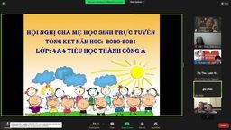 Buổi họp phụ huynh cuối năm học của khối 4 diễn ra thật đặc biệt