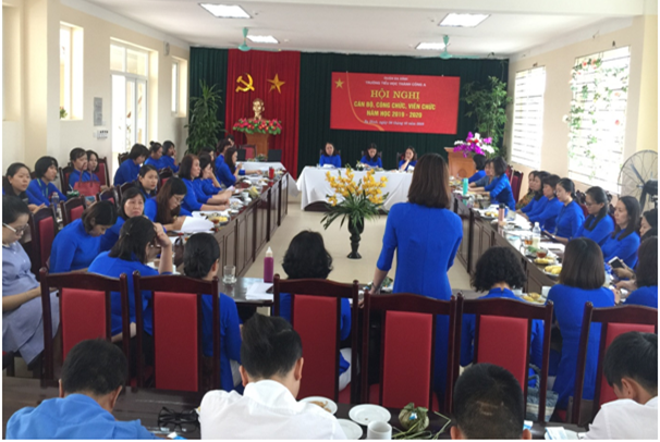 Công đoàn Trường Tiểu học Thành Công A tổng kết thành tích, hoạt động trong năm học 2019 – 2020