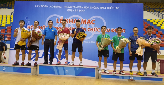 Trường Tiểu học Thành Công A tham gia Hội khỏe công nhân viên chức lao động quận Ba Đình năm 2020