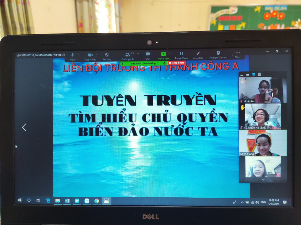 Trường TH Thành Công A với công tác tuyên truyền biển, đảo giai đoạn 2021-2023