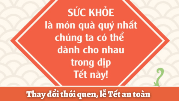 Thay đổi thói quen, lễ Tết an toàn