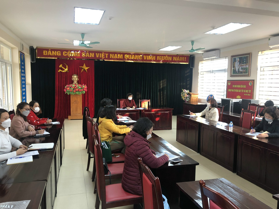 Họp hội đồng sư phạm tháng 1