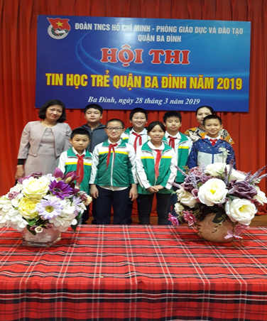 TIỂU HỌC THÀNH CÔNG A VỚI HỘI THI TIN HỌC TRẺ