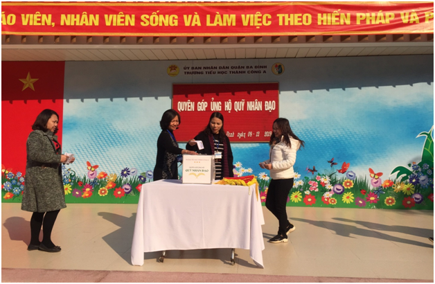 HOẠT ĐỘNG NHÂN ĐẠO HỌC KỲ I NĂM HỌC 2019 – 2020 CỦA TRƯỜNG TIỂU HỌC THÀNH CÔNG A