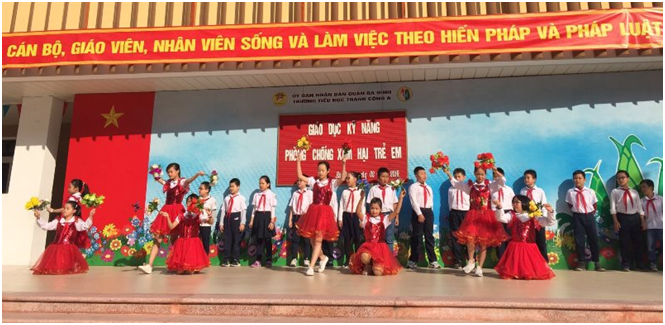 LIÊN ĐỘI THÀNH CÔNG A VỚI GIÁO DỤC KĨ NĂNG PHÒNG CHỐNG XÂM HẠI TRẺ EM