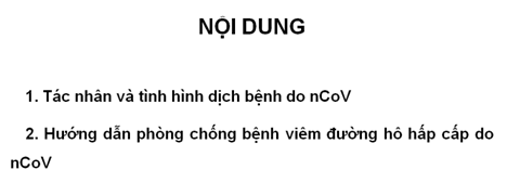 TÌNH HÌNH DICH BỆNH VÀ BIỆN PHÁP PHÒNG CHỐNG BỆNH VIÊM ĐƯỜNG HÔ HẤP CẤP DO VI RÚT CORONA  CỦA SỞ Y TẾ HÀ NỘI