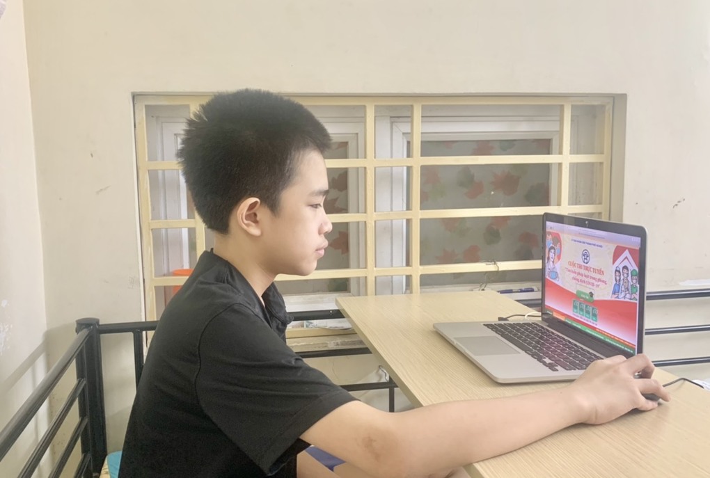 Thi tìm hiểu pháp luật trong phòng, chống dịch: Hình thành thói quen chủ động tìm hiểu pháp luật trong trường học
