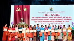 Lan tỏa phong trào thi đua “Giỏi việc nước, đảm việc nhà” trong cán bộ giáo viên, công nhân viên trường Tiểu học Thành Công A