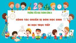 Thành Công A nỗ lực xây dựng các giải pháp đảm bảo an toàn cho học sinh và hội đồng nhà trường Mong đón các con ríu rít đến trường vui!