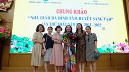 “Giải thưởng nhà giáo Ba Đình tâm huyết, sáng tạo” – Nơi các nhà giáo Ba Đình tỏa sáng