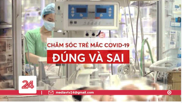 Chăm sóc trẻ mắc COVID-19: Đúng và sai