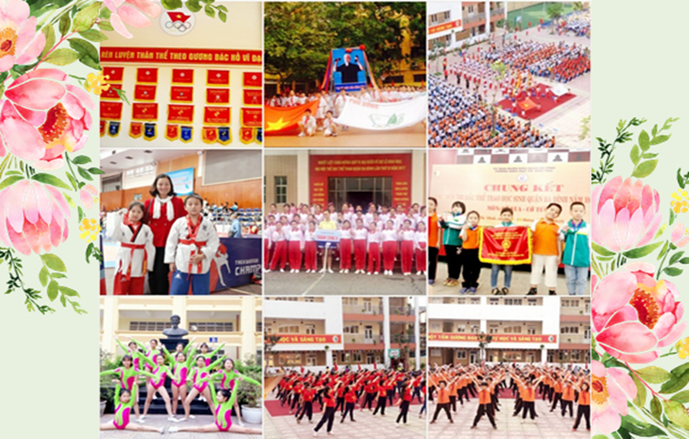 Những thành tích của thầy trò trường Tiểu học Thành Công A tại các giải thể dục và thi đấu thể thao