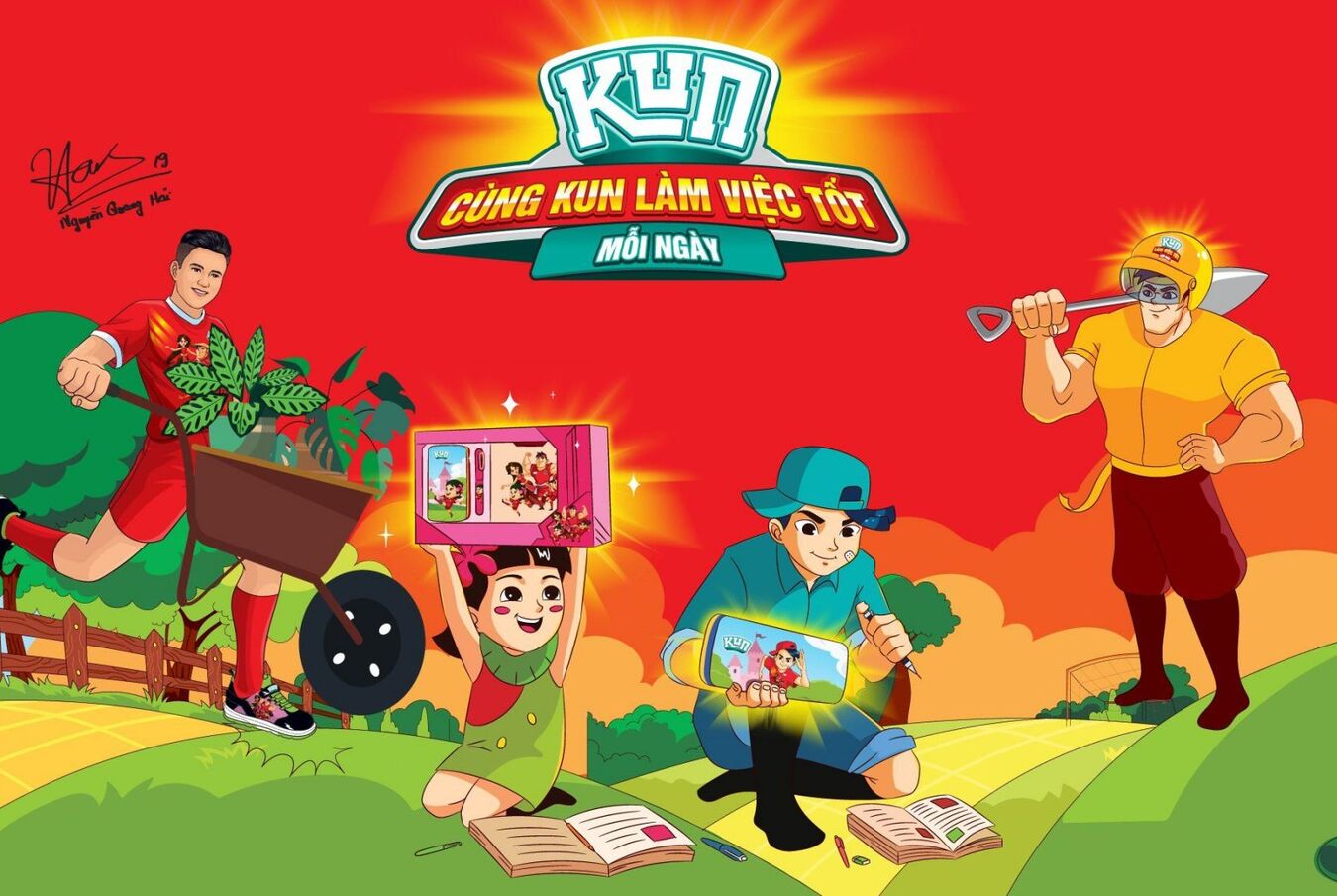 Cuộc thi "Cùng Kun viết chữ đẹp"