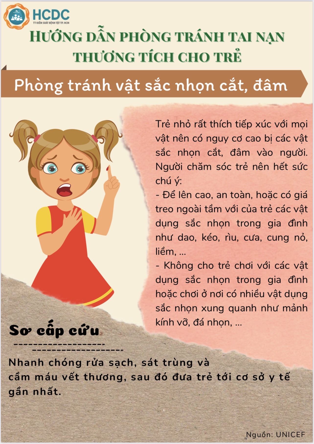 Hướng dẫn cách phòng chống tai nạn thương tích cho trẻ em