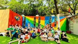 “Khu vườn cổ tích” - góc trải nghiệm mới mẻ, hấp dẫn của các bạn nhỏ Thành Công A