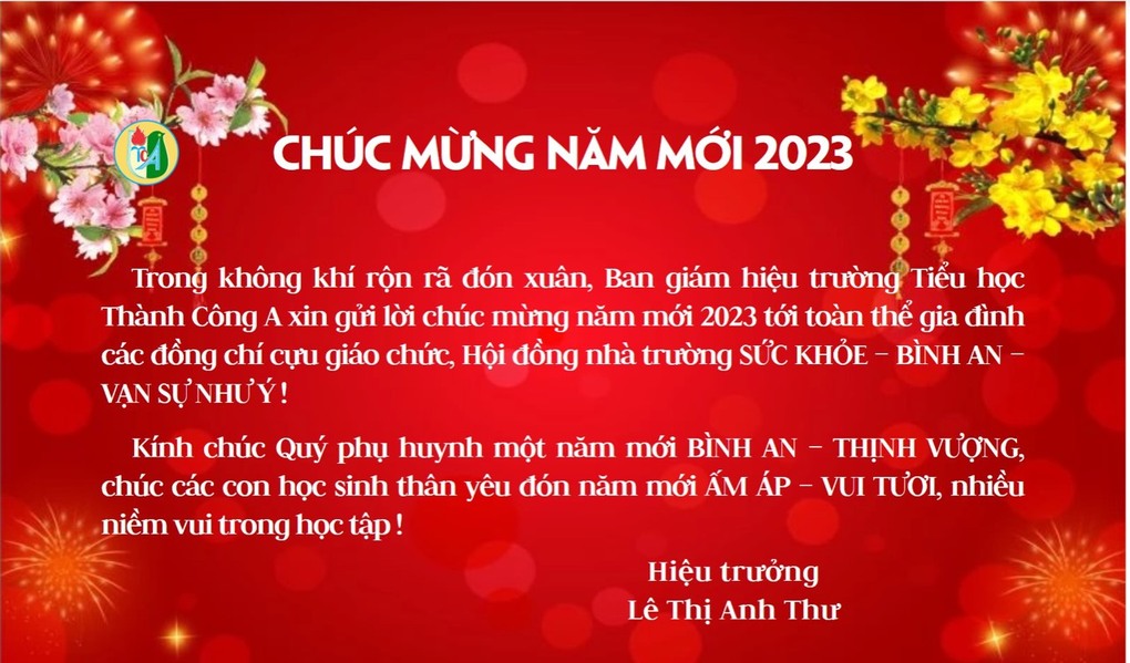 Chúc mừng năm mới 2023