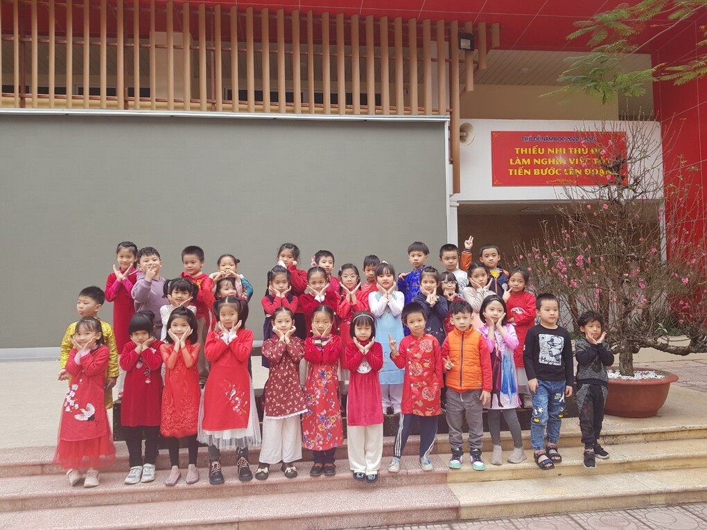 Lớp 1A5 Chào xuân 2023