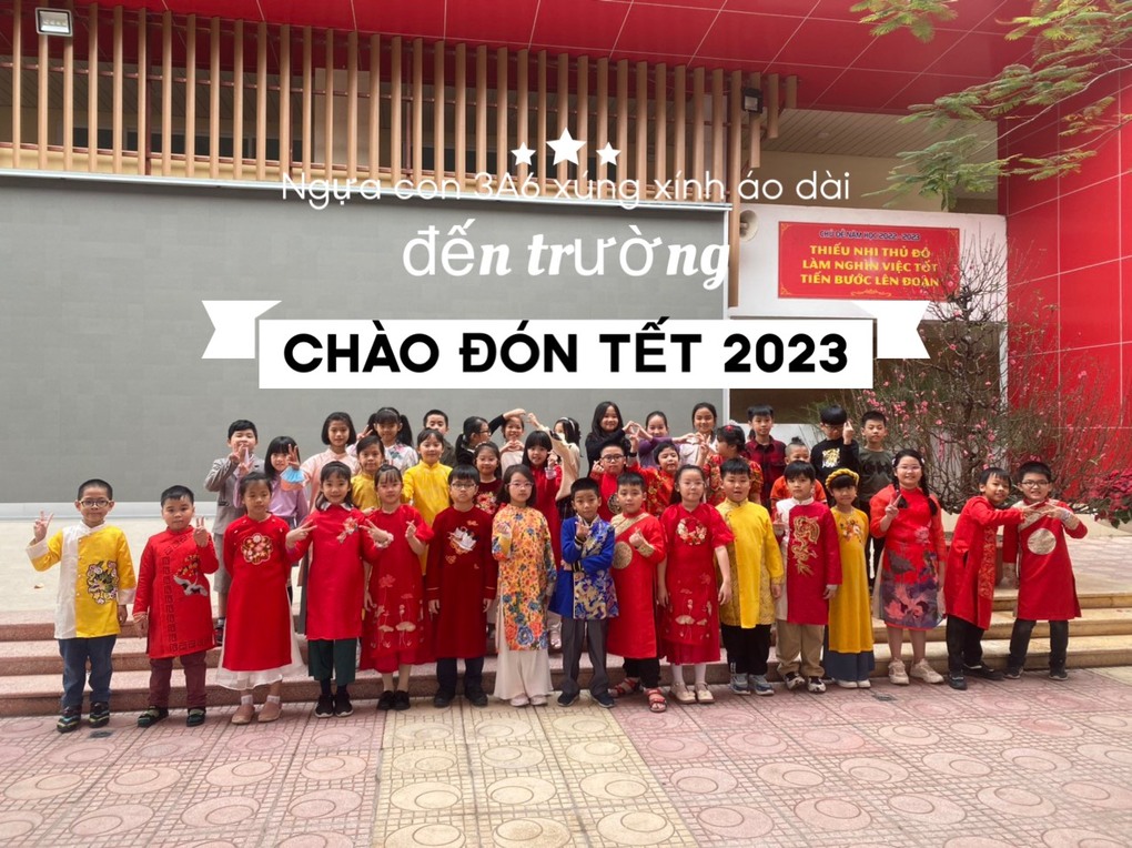 Lớp 3A6 Chào xuân 2023