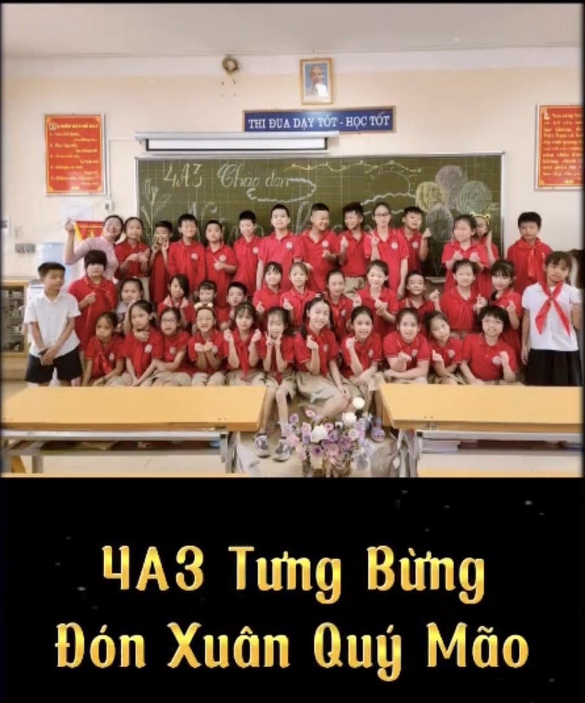 Lớp 4A3 Chào xuân 2023