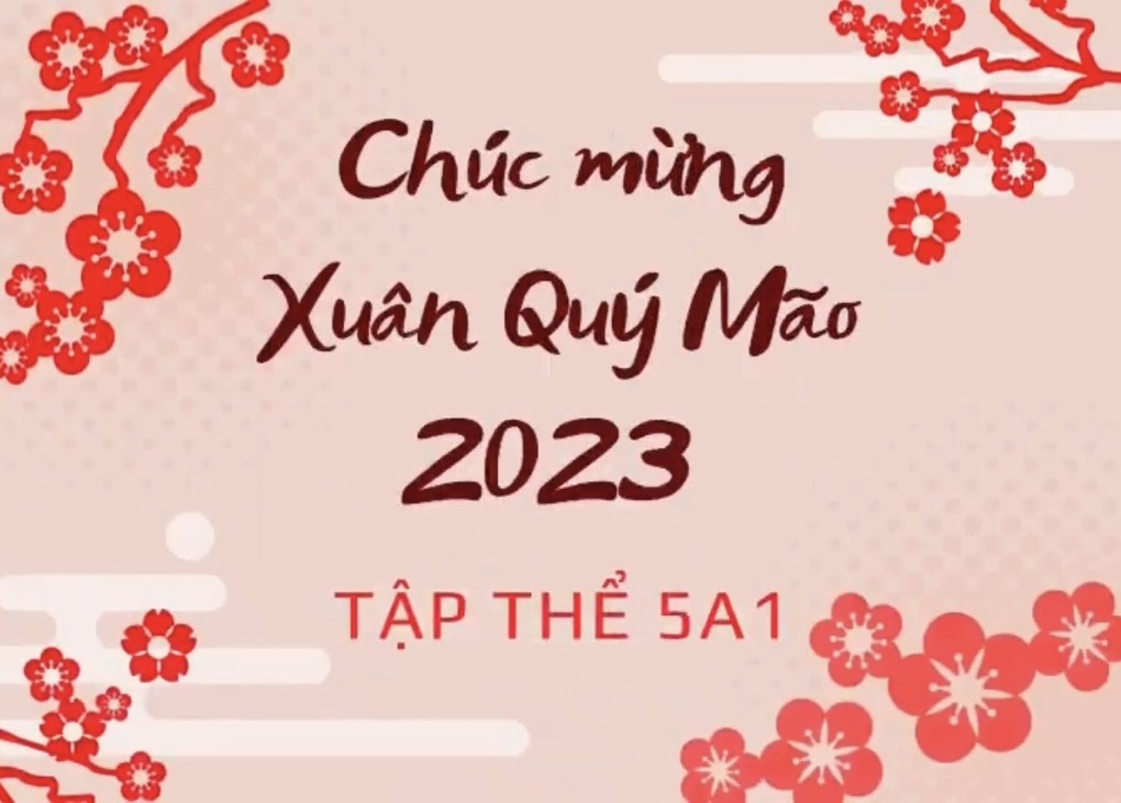 Lớp 5A1 Chào xuân 2023