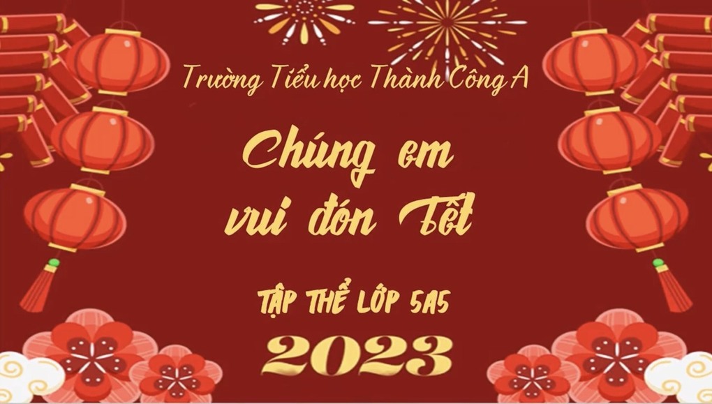 Lớp 5A5 Chào xuân 2023