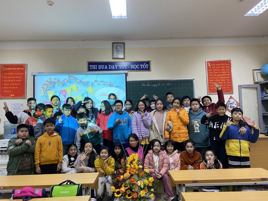 Lớp 5A4 Chào xuân 2023