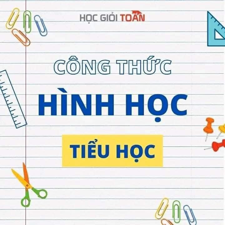 Công thức hình học Tiểu học (2)