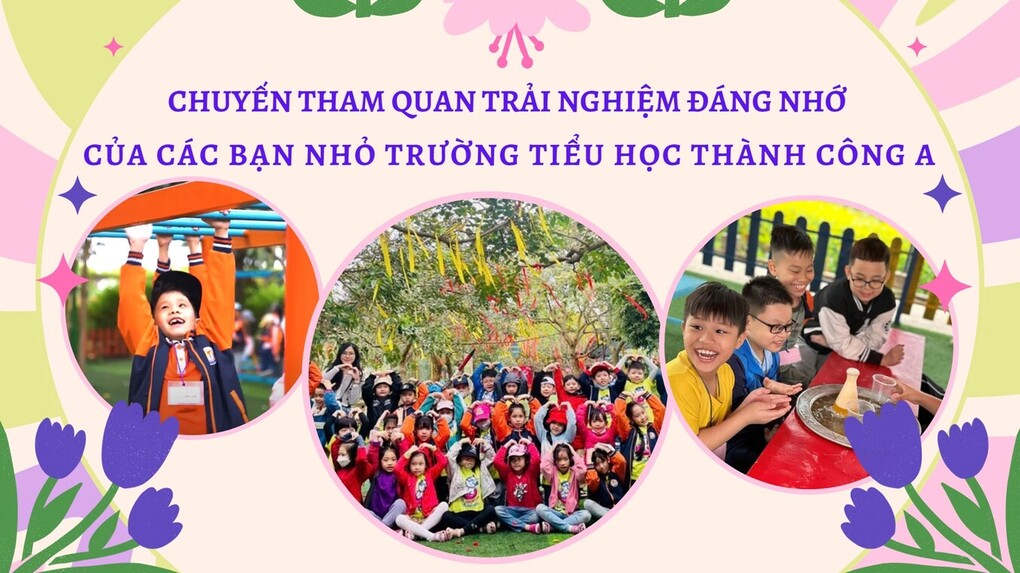 Học sinh trường Tiểu học Thành Công A hào hứng tham gia buổi tham quan trải nghiệm tại trang trại Hải Đăng