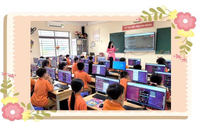 Tiết học đậm chất sáng tạo của cô giáo Nguyễn Thị Huệ tại Hội thi Giáo viên dạy giỏi cấp Quận năm học 2024-2025