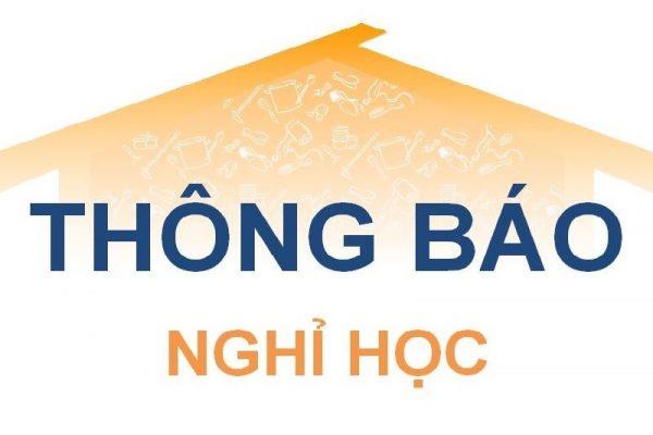 THÔNG BÁO NGHỈ HỌC