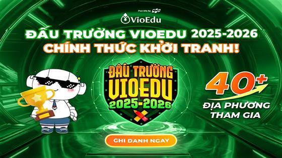 Thành Công A khởi tranh sân chơi "Đấu trường VioEdu" năm học 2025-2026