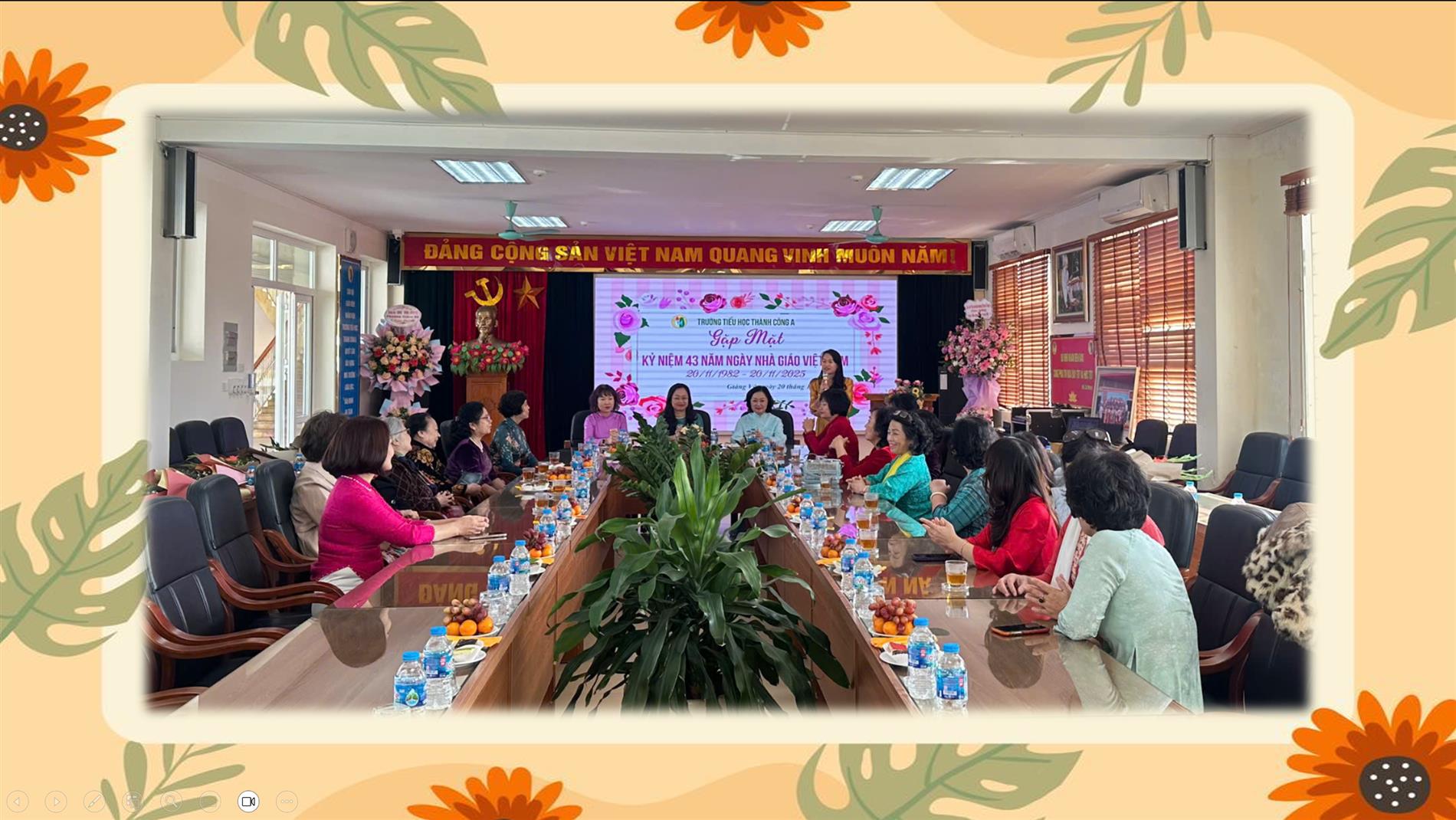 Trường Tiểu học Thành Công A tổ chức buổi tri ân, gặp mặt các cựu giáo chức nhân kỷ niệm 43 năm Ngày Nhà giáo Việt Nam (20/11/1982 – 20/11/2025)