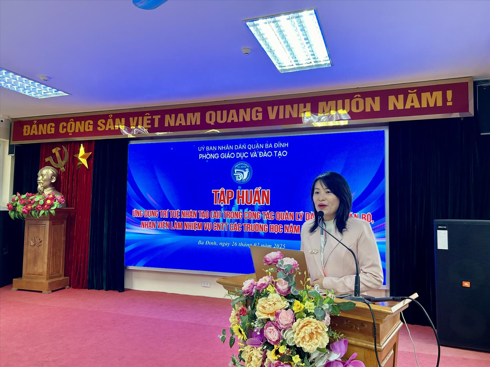 Tập huấn ứng dụng AI trong công tác quản lý nhà trường