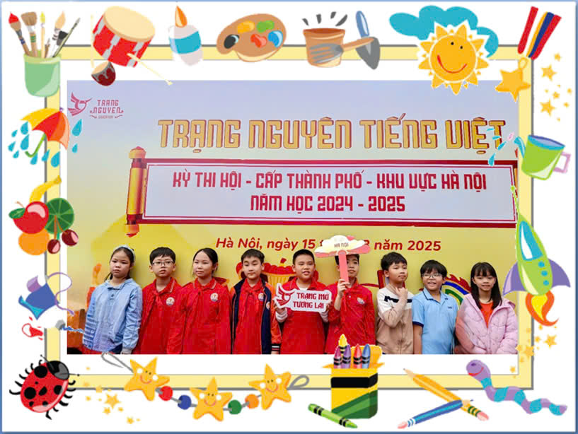 Học sinh Khối 4, 5 trường Tiểu học Thành Công A hào hứng tham dự Kỳ thi Hội - cấp Thành phố - Trạng nguyên Tiếng Việt