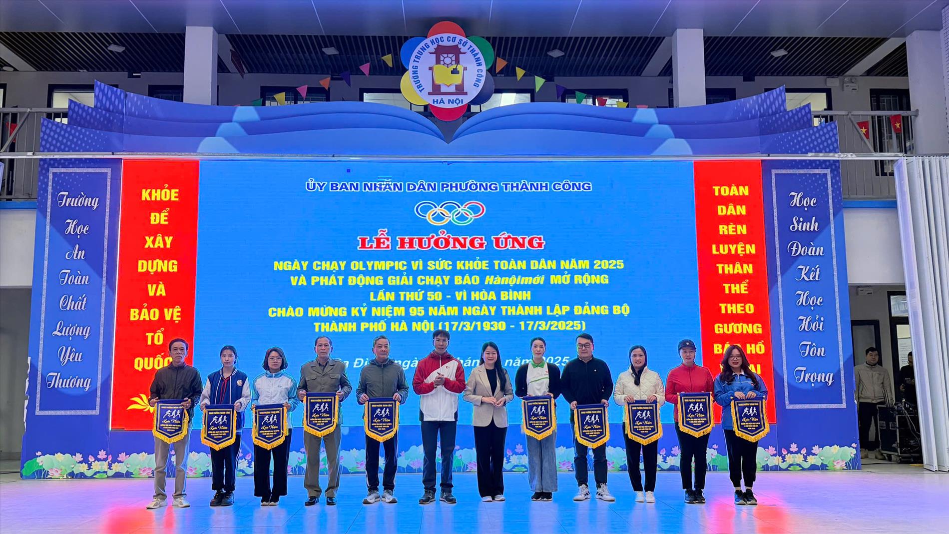 Trường Tiểu học Thành Công A hưởng ứng ngày chạy Olympic vì sức khỏe toàn dân năm 2025 và giải chạy báo Hà Nội mới mở rộng lần thứ 50 – Vì Hòa Bình; Chào mừng kỷ niệm 95 năm Ngày thành lập Đảng bộ thành phố Hà Nội (17/3/1930 - 17/3/2025).