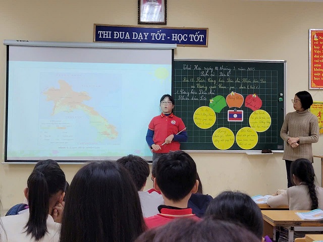Giáo viên khối 5 tích cực đổi mới phương pháp dạy học qua Hội giảng Mùa xuân
