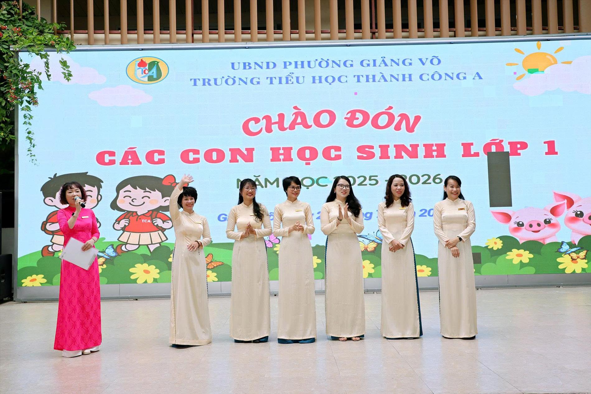 Trường Tiểu học Thành Công A "Chào đón học sinh lớp 1 năm học 2025 - 2026" trong không khí hân hoan, phấn khởi