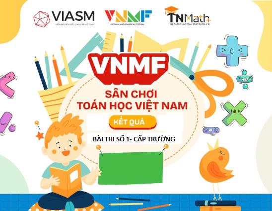 Kết quả xếp giải sân chơi Toán học Việt Nam VNMF - Trạng nguyên Toán