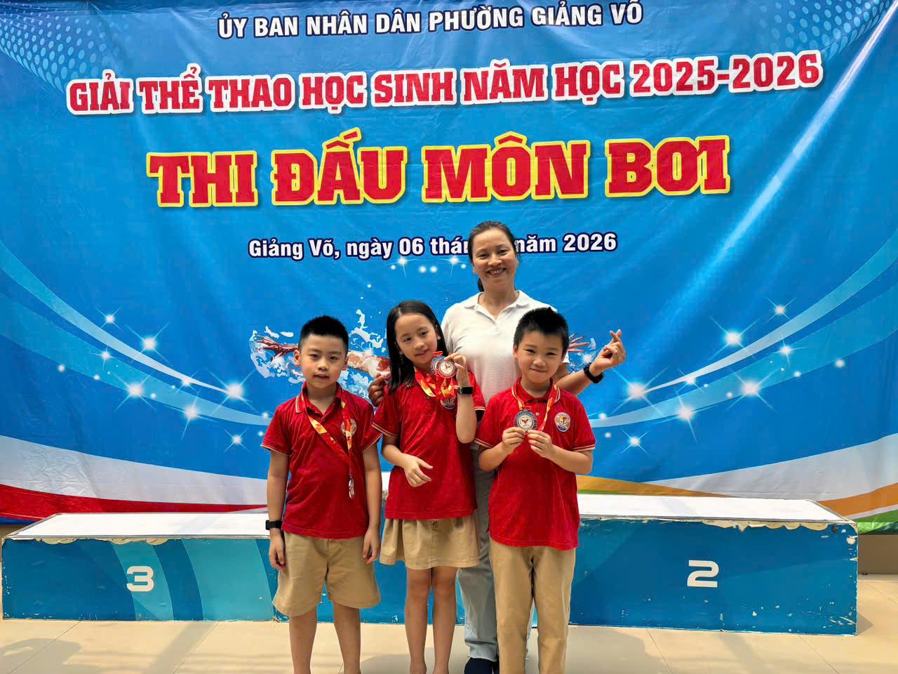 Vinh danh học sinh đạt thành tích xuất sắc trong thể dục thể thao