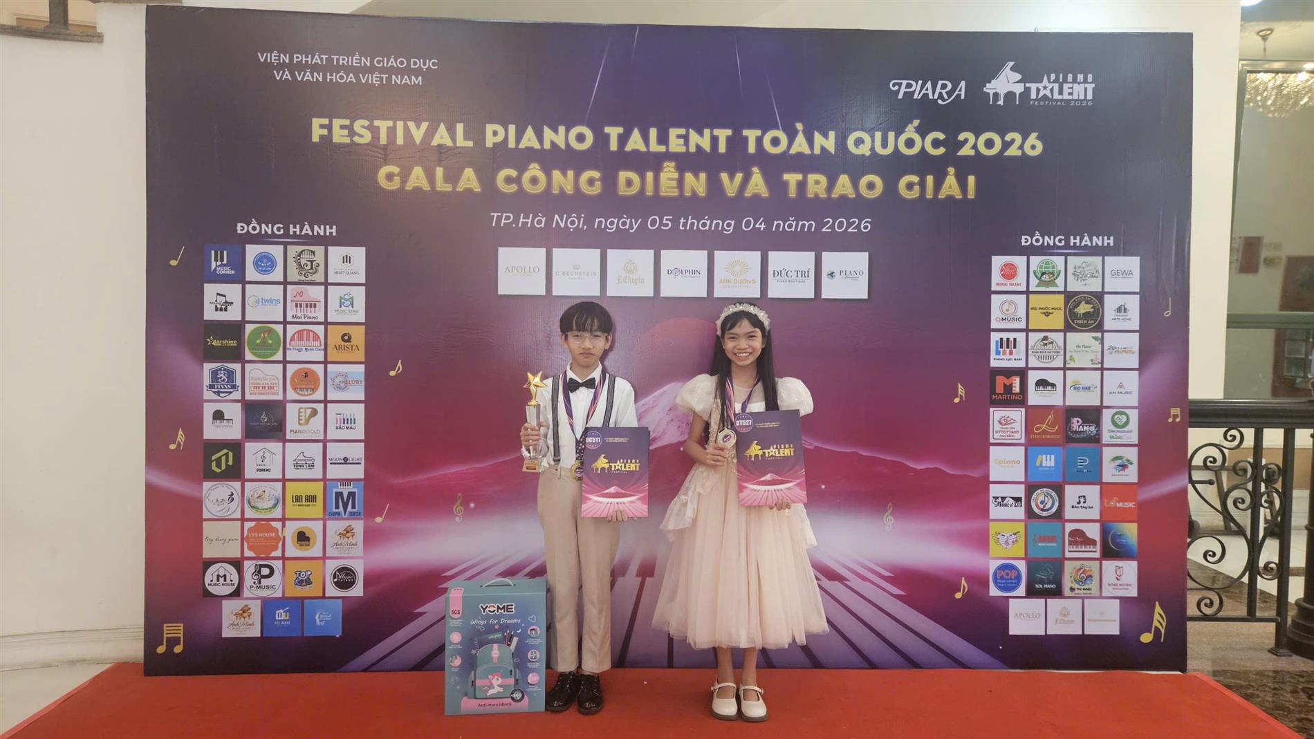 Tỏa sáng tài năng nhí Hành trình đáng tự hào tại sân chơi Festival Piano Talent Toàn quốc 2026