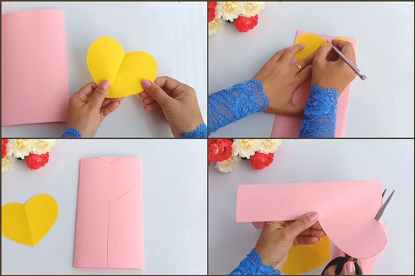 Làm thiệp từ giấy A4