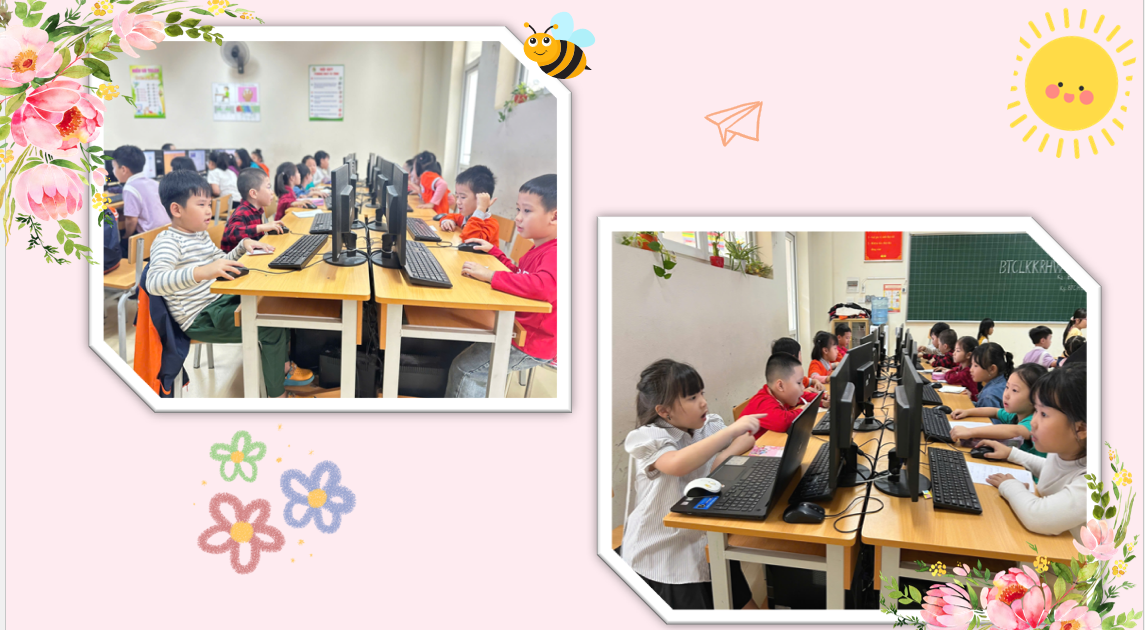 A group of children working on computers

Description automatically generated