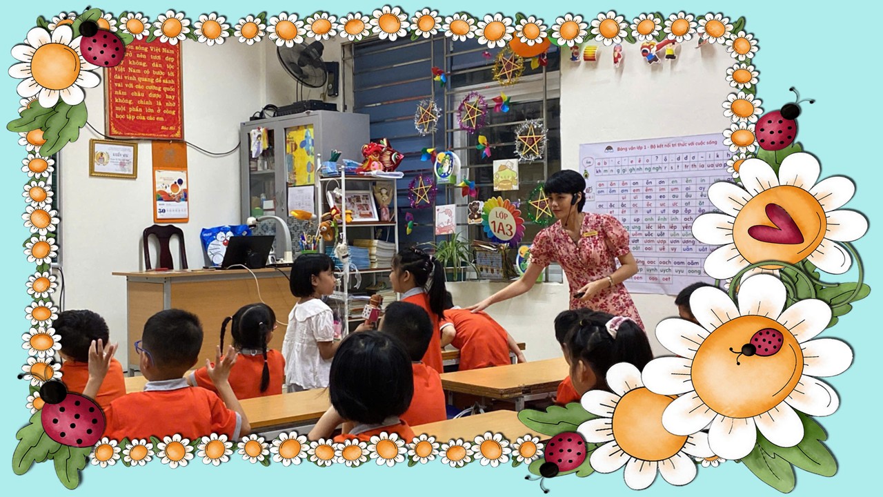 A teacher teaching a group of children
AI-generated content may be incorrect.